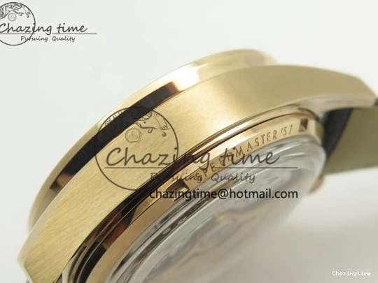 0113 Speedmaster ’57 Co-Axial RG OMF 1:1 Best Edition Black Dial On Leather Strap A9300 (Free Leather Strap) Resilient 8064